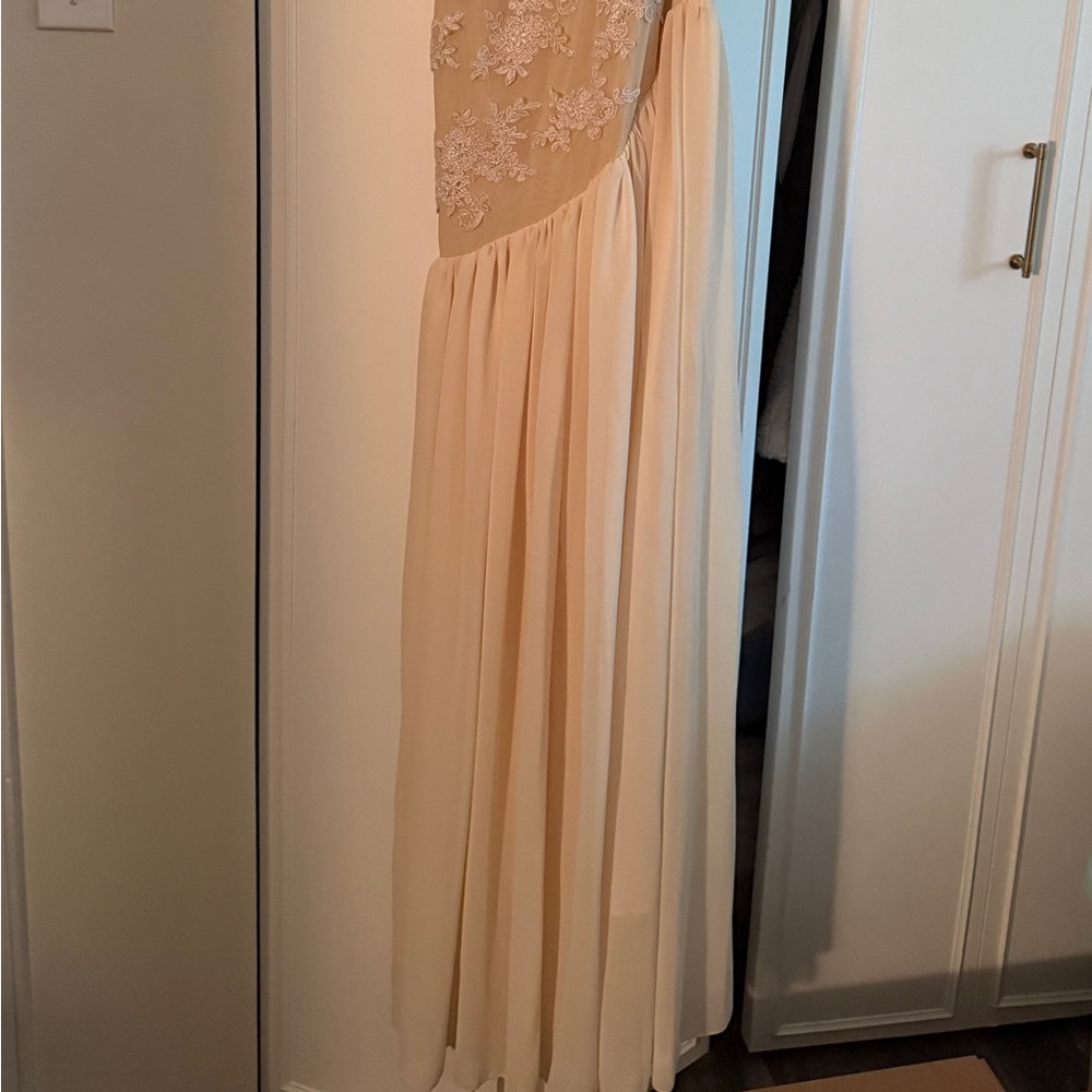 MIA OFF SHOULDER MAXI GOWN
DRESS - BEIGE - Picture 15 of 16